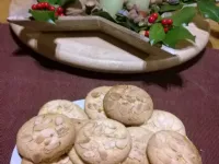 Fotografija recepta: Masleni mandljevi piškoti