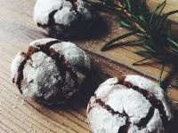 Fotografija recepta: Veganski čokoladni razpokančki