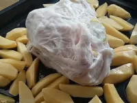 Fotografija recepta: Kotleti z limono v plečki (mrenici)