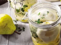 Fotografija recepta: Vložene hruške z ingverjem