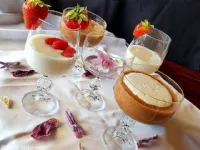 Fotografija recepta: Vanilijevo - kokosov puding ali čokoladni puding brez kuhanja