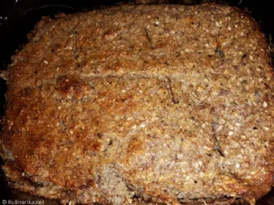 Bananin kruh brez jajc, moke in sladkorja