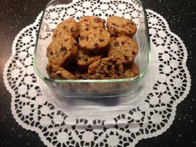 Polnozrnati piškoti s suhim sadjem