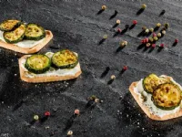 Fotografija recepta: Krekerji Snackers s pečenimi bučkami 