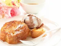 Fotografija recepta: Francoski popečeni kruhki z medom 