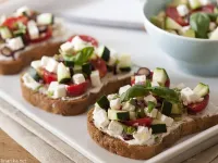 Fotografija recepta: Kruh Vital del Mastro Panettiere s feta namazom