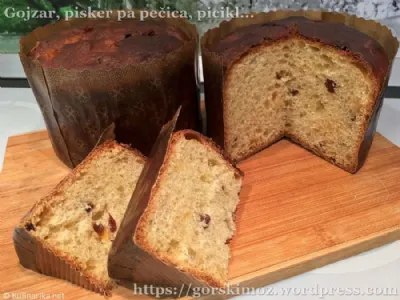 Panettone z drožmi