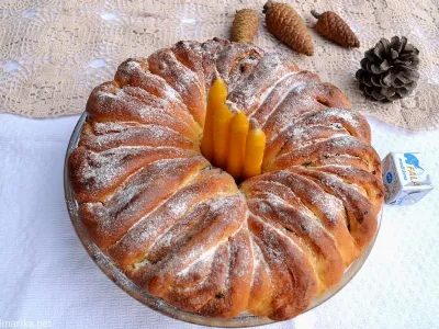 Masleni (adventni) venec