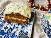 Fotografija recepta: Snežni korenčkov kolač