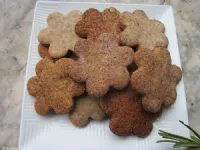 Fotografija recepta: Piškoti z  rožičevo moko