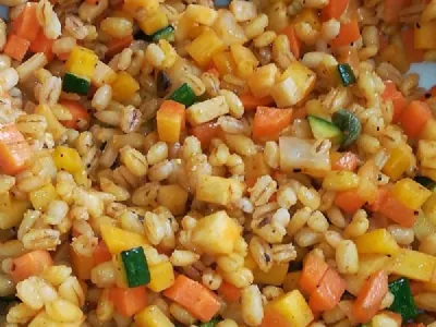 Ješprenj z zelenjavo "ala fasulas"