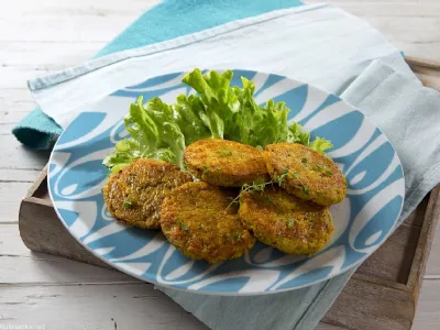 Prosene pogačice s skuto in timijanom