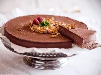 Fotografija recepta: Čokoladna torta brez pečenja