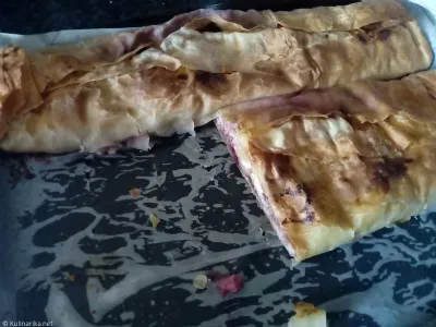 Masten češnjev štrudelj