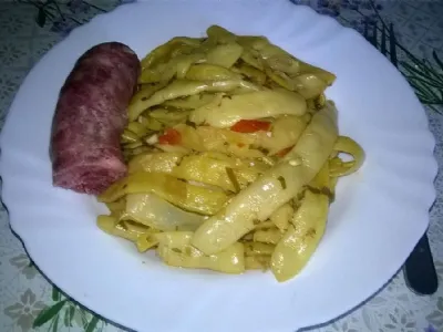 Dušen stročji fižol