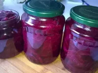 Fotografija recepta: Vložena rdeča pesa