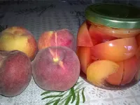 Fotografija recepta: Vložene breskve