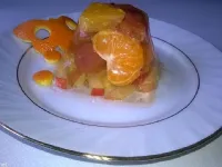 Fotografija recepta: Sadje v penini iz želeja