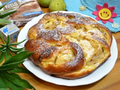 Spleteni polžki s hruškami