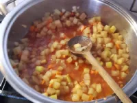 Fotografija recepta: Omaka iz čajote (bodeče bučke)