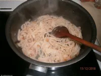 Fotografija recepta: Kisla repa z ocvirki na moj način