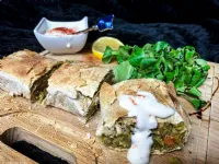 Fotografija recepta: Zavitek z zeleno lečo