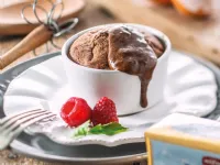 Fotografija recepta: Čokoladni kolački s tekočo sredico