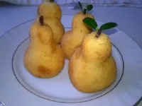 Fotografija recepta: Ocvrte zdrobove hruške
