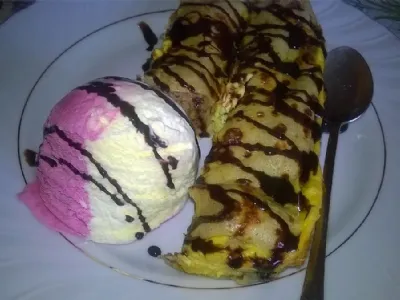 Zapečene orehove palačinke