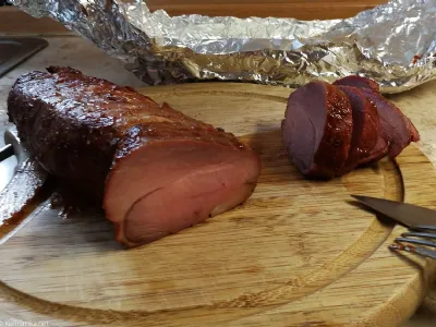 Dimljen svinjski hrbet (kare)