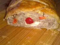 Fotografija recepta: Rolada z mesom in sirom