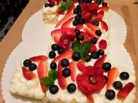 Fotografija recepta: Torta številka (angl. Number cake) 