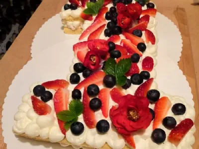 Torta številka (angl. Number cake) 