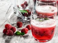 Fotografija recepta: Bovla s pivom in malinami