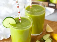 Fotografija recepta: Zeleni smuti s kumaro