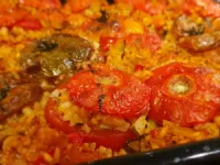 Fotografija recepta: Nadevani paradižniki po grško (Gemista)