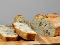 Fotografija recepta: Hitri ajdov kruh z orehi