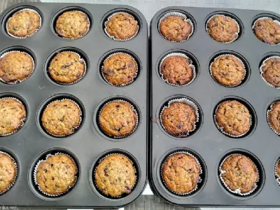 Mafini z banano in čokolado