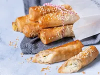 Fotografija recepta: Jabolčni zvitki s svežim sirom