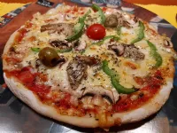 Fotografija recepta: Brezglutensko testo za pizzo s suhim kvasom