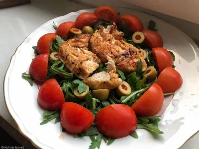 Piščanec na rukoli