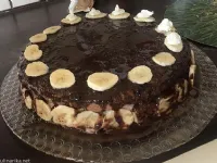 Fotografija recepta: Nutellina torta z bananami