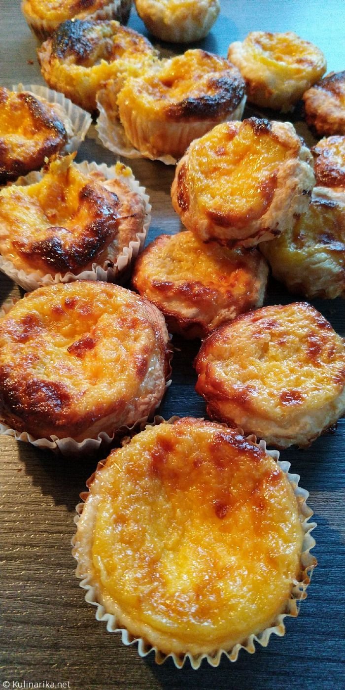 Recept Pasteis de nata Portugalska sladica Pasteis du Belem