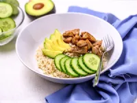 Fotografija recepta: Riževa skledica s svinjino 