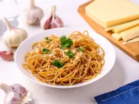 Fotografija recepta: Česnove testenine