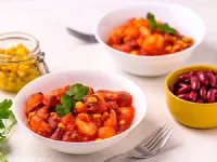 Fotografija recepta: Krompirjevi njoki z mehiško omako