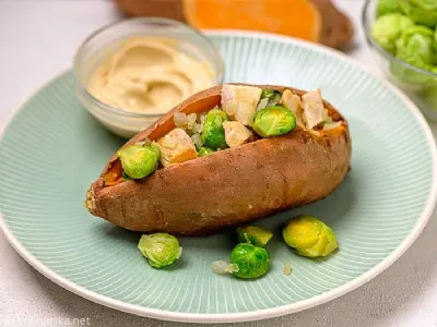 Sladki krompir z nadevom