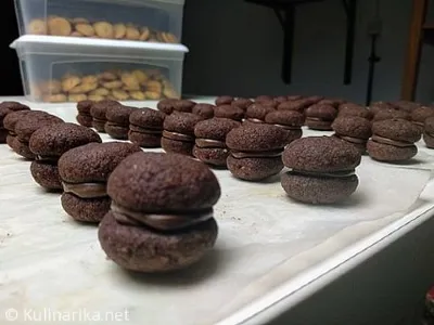 Baci di dama - čokoladni piškoti 