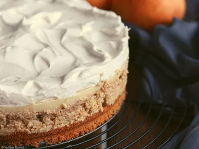 Lahka jabolčna in bananina torta po receptu Barbarella Green Chef