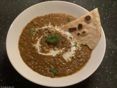 Leča v omaki po indijsko (Dal Makhani)